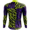 Jersey Ciclismo Manga Larga Maillot Mtb Marcas De Garras Morada - Imagen 2