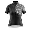 Jersey Ciclismo Manga Corta Maillot Mtb Calendario Solar México Negro - Imagen 3