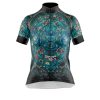 Jersey Ciclismo Manga Corta Maillot Mtb Calendario Prehispánico Azul - Imagen 3