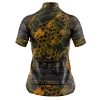 Jersey Ciclismo Manga Corta Maillot Mtb  Panal Café Bici - Imagen 4