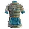 Jersey Ciclismo Manga Corta Maillot Mtb Calavera Adornada Corona Rayas - Imagen 4