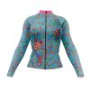 Jersey Ciclismo Manga Larga Maillot Mtb Azul Rosa Alebrijes Colores - Imagen 3