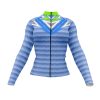Jersey Ciclismo Manga Larga Maillot Mtb Rayos Azul Flechas Verdes - Imagen 3