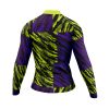 Jersey Ciclismo Manga Larga Maillot Mtb Marcas De Garras Morada - Imagen 4