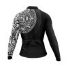 Jersey Ciclismo Manga Larga Maillot Mtb Calendario Solar México Negro - Imagen 4