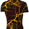 Playera Sublimada Caballero Rostro Jaguar Rayos Dorados - Imagen 2