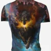 Playera Sublimada Full Print Lobo - Imagen 2