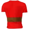Playera Sublimada Full Print Camisa Y Cinturón Santa Claus - Imagen 2