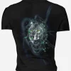 Playera Sublimada Full Print Lobo 3 Luces - Imagen 2