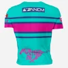 Playera  Full Print Caballero Mustang Turquesa - Imagen 2