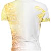 Playera Sublimada Caballero Blanca Jaguar Grecas Dorado - Imagen 2