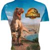 Playera Sublimada Caballero Mundo Jurásico Dinosaurios - Imagen 2