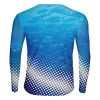 Playera Jersey Pesca M Larga Pez Tuna Geométrico Anzuelo - Imagen 2