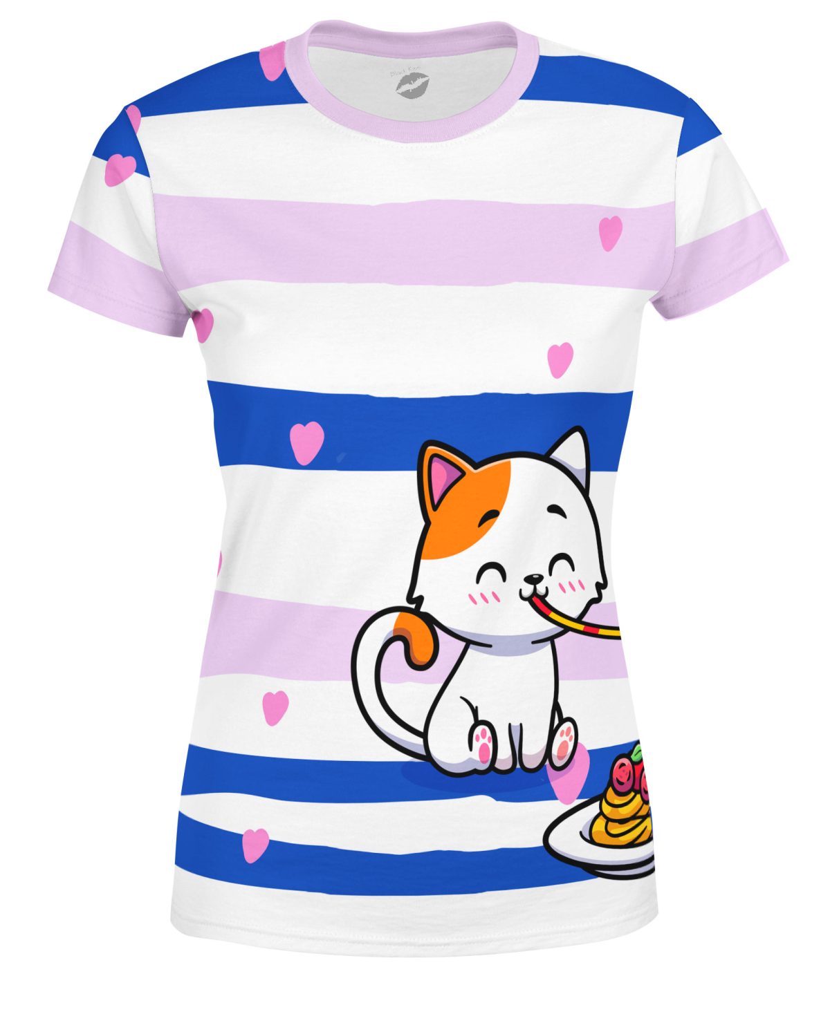 Playera Full Print Dama Gato Love