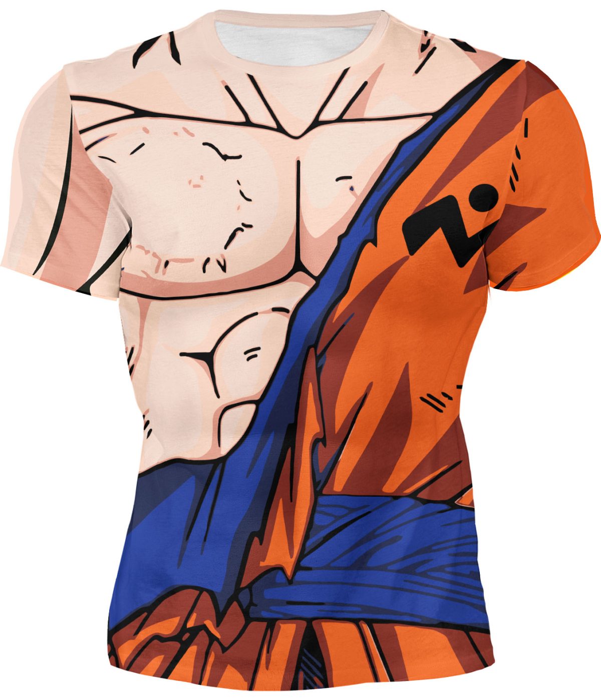 Playera Full Print Sublimada Caballero Goku Traje 2