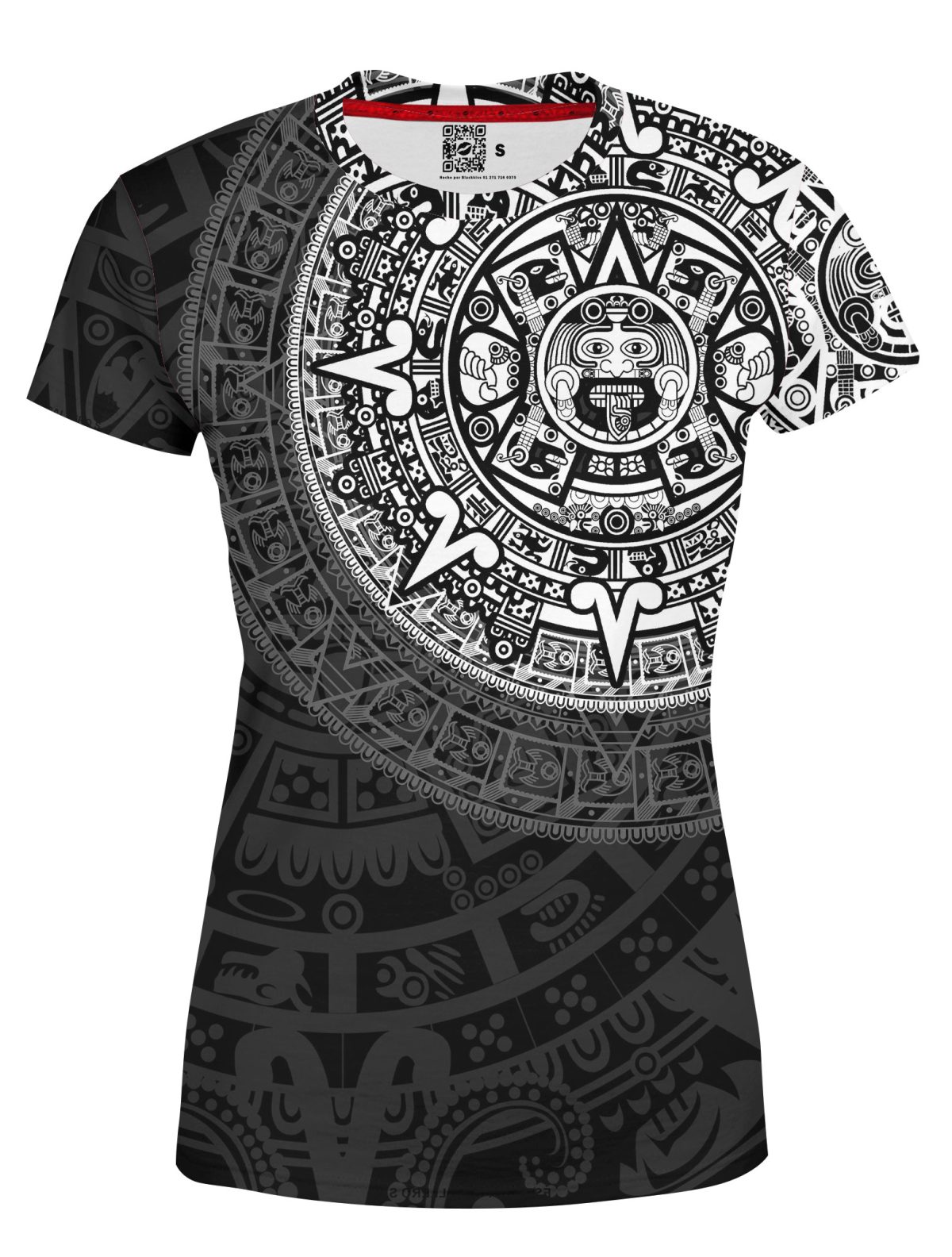 Playera Full Print Dama Calendario Vector