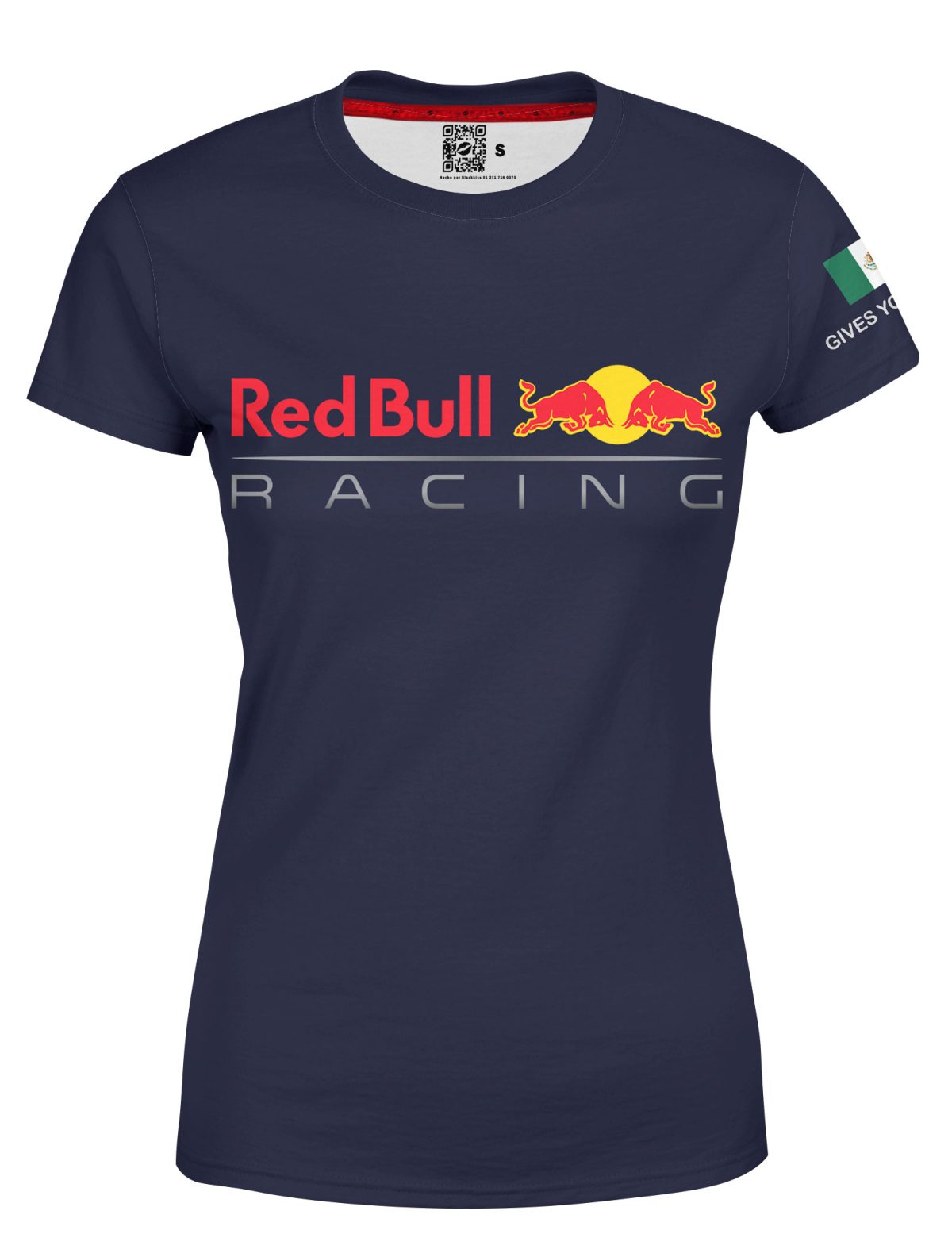Playera Full Print Dama Red Bull Checo