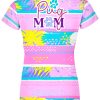 Playera Full Print Dama Pug Mom - Imagen 2