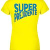 Playera Full Print Dama Super Prejidente Amarilla - Imagen 2