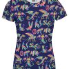 Playera Full Print Dama Alebrijes 338 Azul - Imagen 2