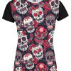 Playera Full Print Dama calaveras-de-azúcar-collage - Imagen 2