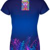 Playera Full Print Dama Maya Morada Colores - Imagen 3