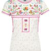 Playera Full Print Dama BLANCA FLORES FOLKLOR MEXICO COLOR - Imagen 2