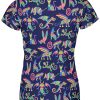 Playera Full Print Dama Alebrijes 338 Azul - Imagen 3