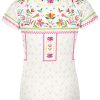 Playera Full Print Dama BLANCA FLORES FOLKLOR MEXICO COLOR - Imagen 3