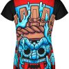 Playera Full Print Dama México Prehispánico Tlaloc dios Lluvia - Imagen 3