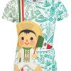 Playera Full Print Dama Muñeco tradicional Festejo mexicano - Imagen 2