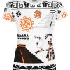 Playera Full Print Dama bandera 070 - Imagen 2
