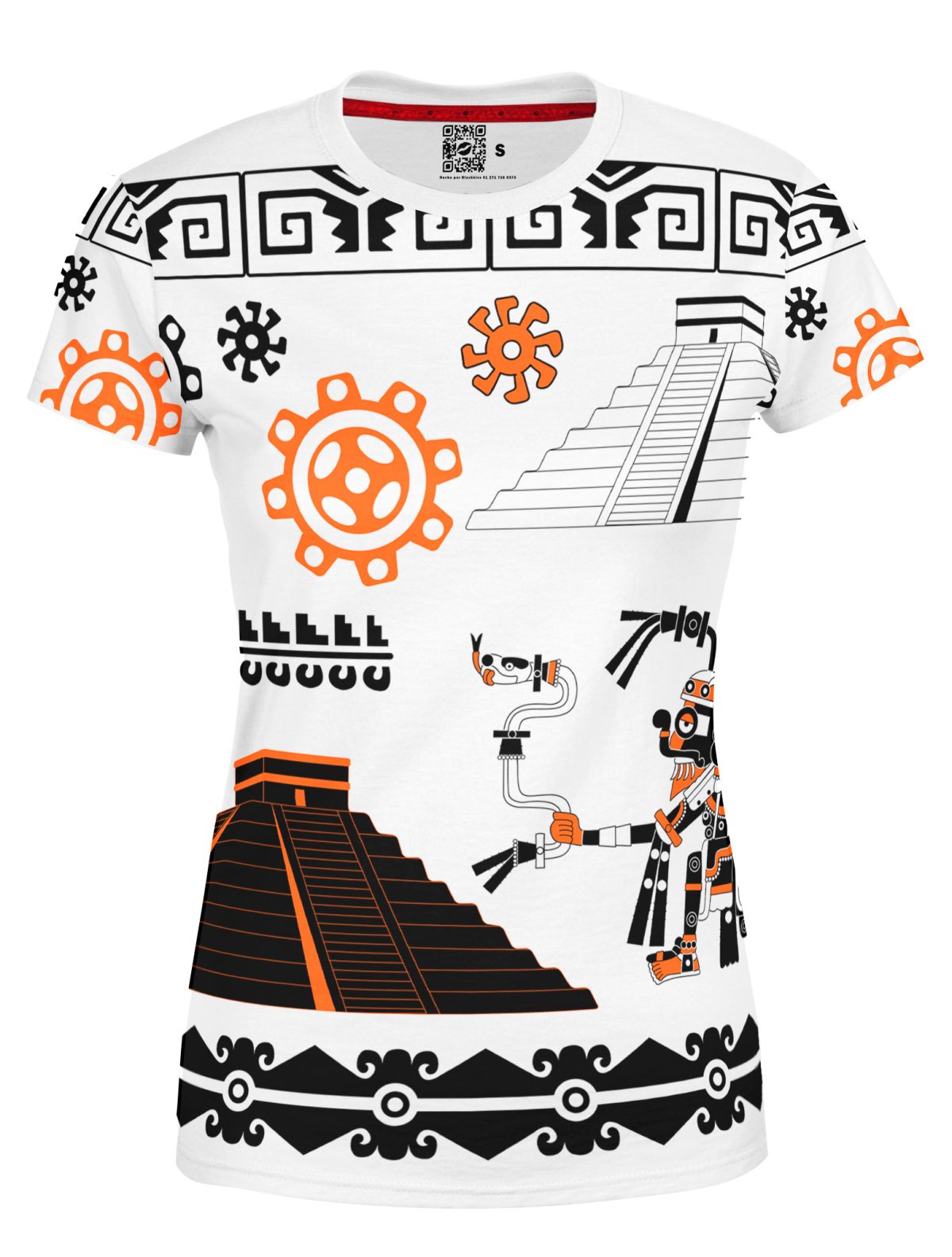 Playera Full Print Dama bandera 070