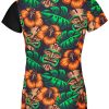 Playera Full Print Dama MASCARA TOEM PREHISPANICO - Imagen 3