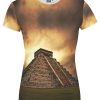 Playera Full Print Dama Front-piramide-prehispanico-220 - Imagen 2