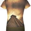Playera Full Print Dama Front-piramide-prehispanico-220 - Imagen 3