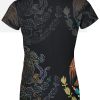 Playera Full Print Dama Escudo Bandera de-México Águila serpiente - Imagen 3