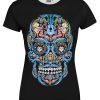 Playera Full Print Dama calavera-coco - Imagen 3