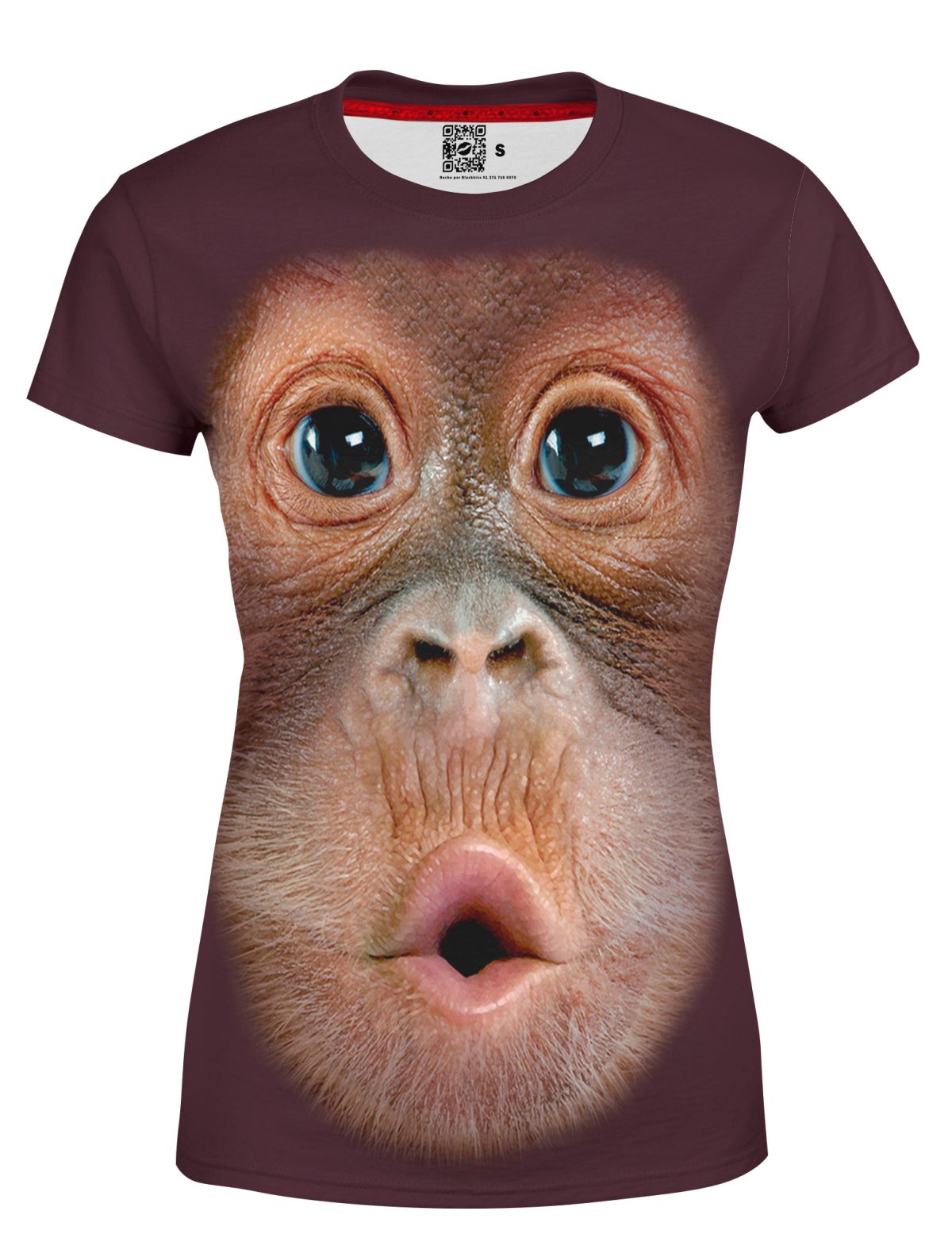 Playera Full Print Dama Simio-1