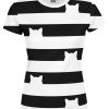 Playera Full Print Dama Gato Líneas -1 - Imagen 2