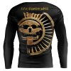 Playera Caballero Manga Larga Calavera Dios de los Muertos Mictlan - Imagen 2