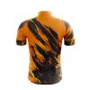 Jersey Ciclismo Manga Corta Maillot Mtb Desgarre Extremo Naranja y Negro C0011 - Imagen 2