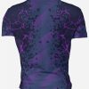 Playera Caballero Manga Corta Grietas Moradas L0002 - Imagen 2