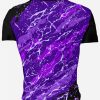 Playera Caballero Manga Corta Rayas Moradas L0007 - Imagen 2