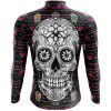 Jersey Ciclismo Manga Larga Maillot Mtb Calavera Bordado Rosa C0005 - Imagen 2