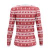 Playera Dama Manga Larga Navidad Familia Animada Rojo - Imagen 2