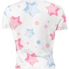 Playera Caballero Manga Corta Revelación Baby Estrellas Rosa y Azul A0013 - Imagen 2
