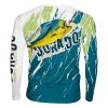 Playera Caballero Manga Larga Pesca Extrema Dorado Mahi Mahi A0020 - Imagen 2