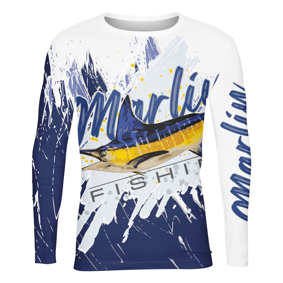 Playera Caballero Manga Larga Pesca Extrema Marlin A0023
