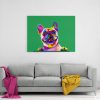 Cuadro Pug Colores 1151676383 Scene - Imagen 2